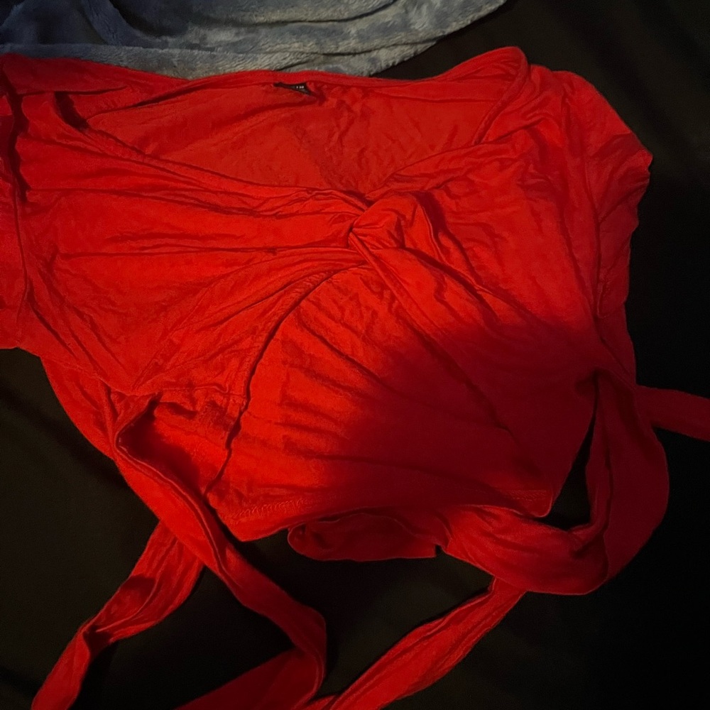 SHEIN Bold Red Top